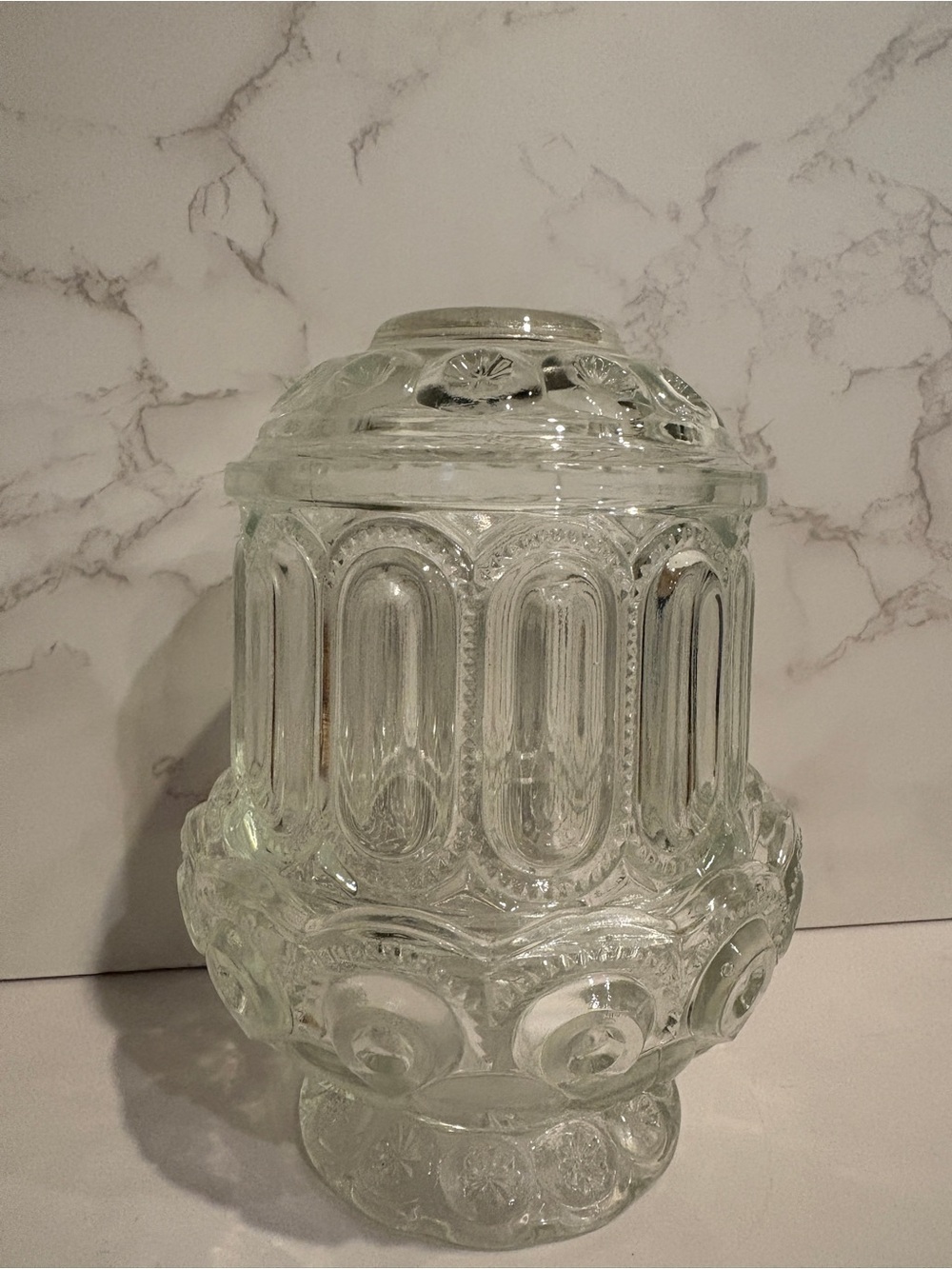 LE Smith Clear Moon & Stars Fairy Lamp